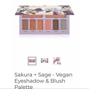 Sakura + Sage Vegan Eyeshadow & Blush Palette